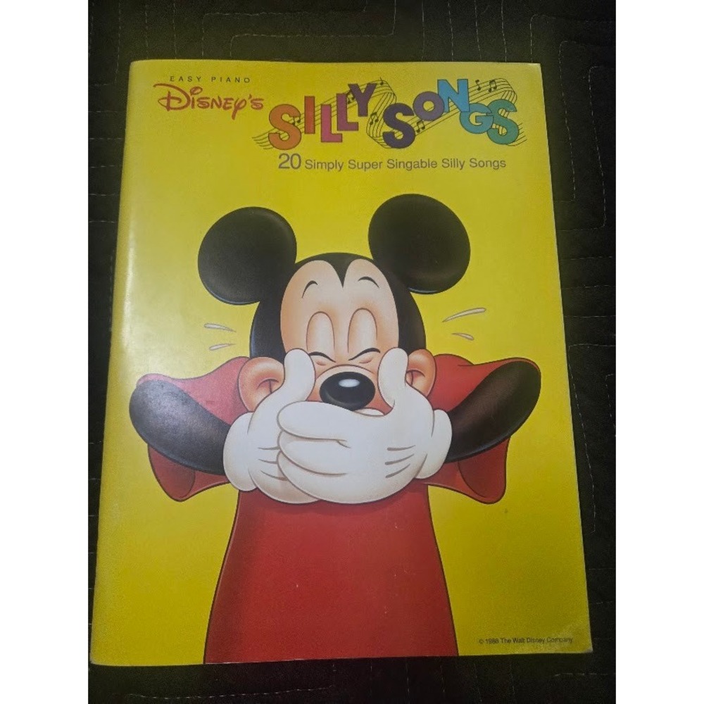 Disney Silly Songs Easy Piano Sheet Music Book 20 Songs Hal Leonard